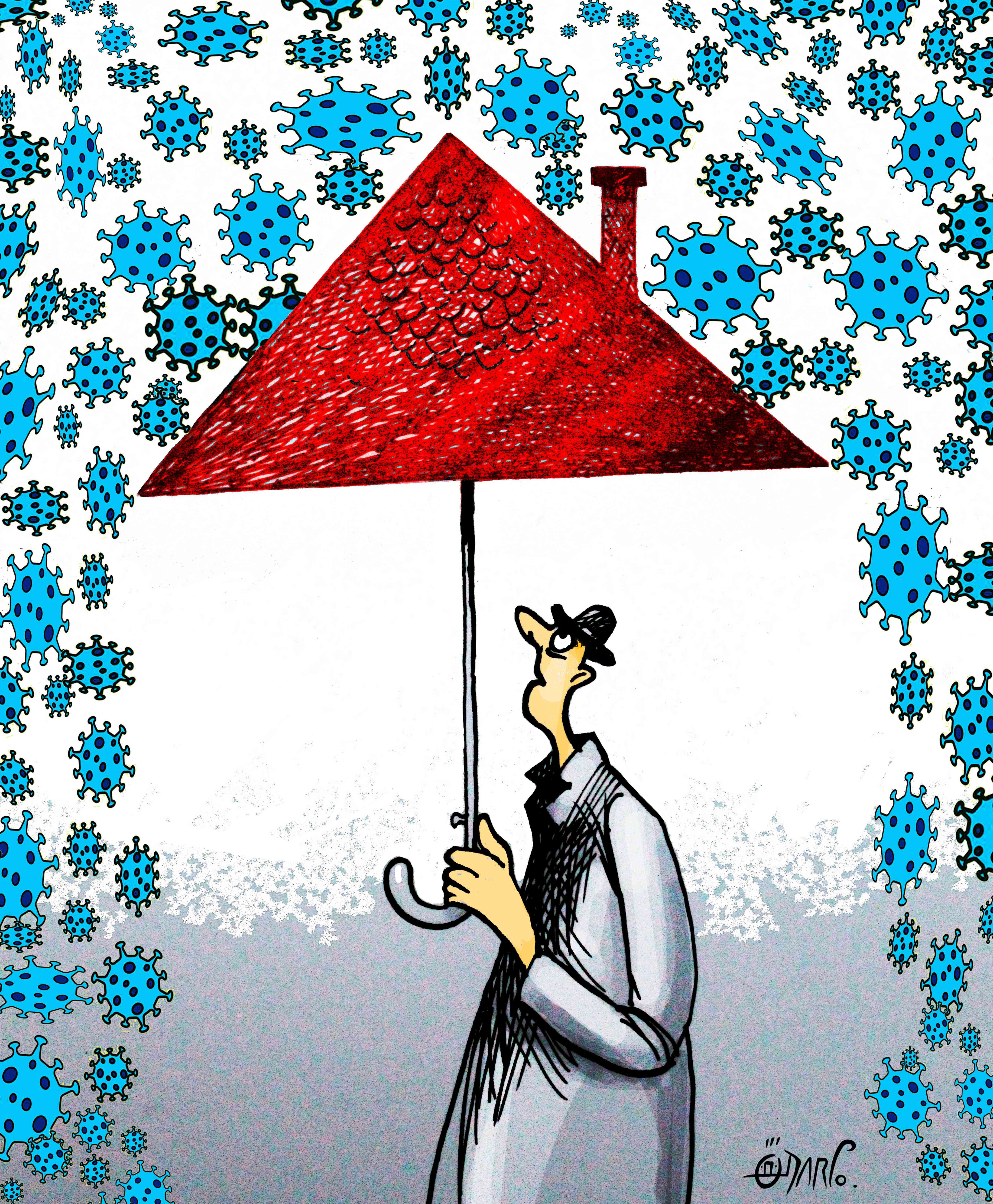 我U我YOUNG——“守望春天”全球抗击疫情公益绘画大赛成人组获奖名单 1