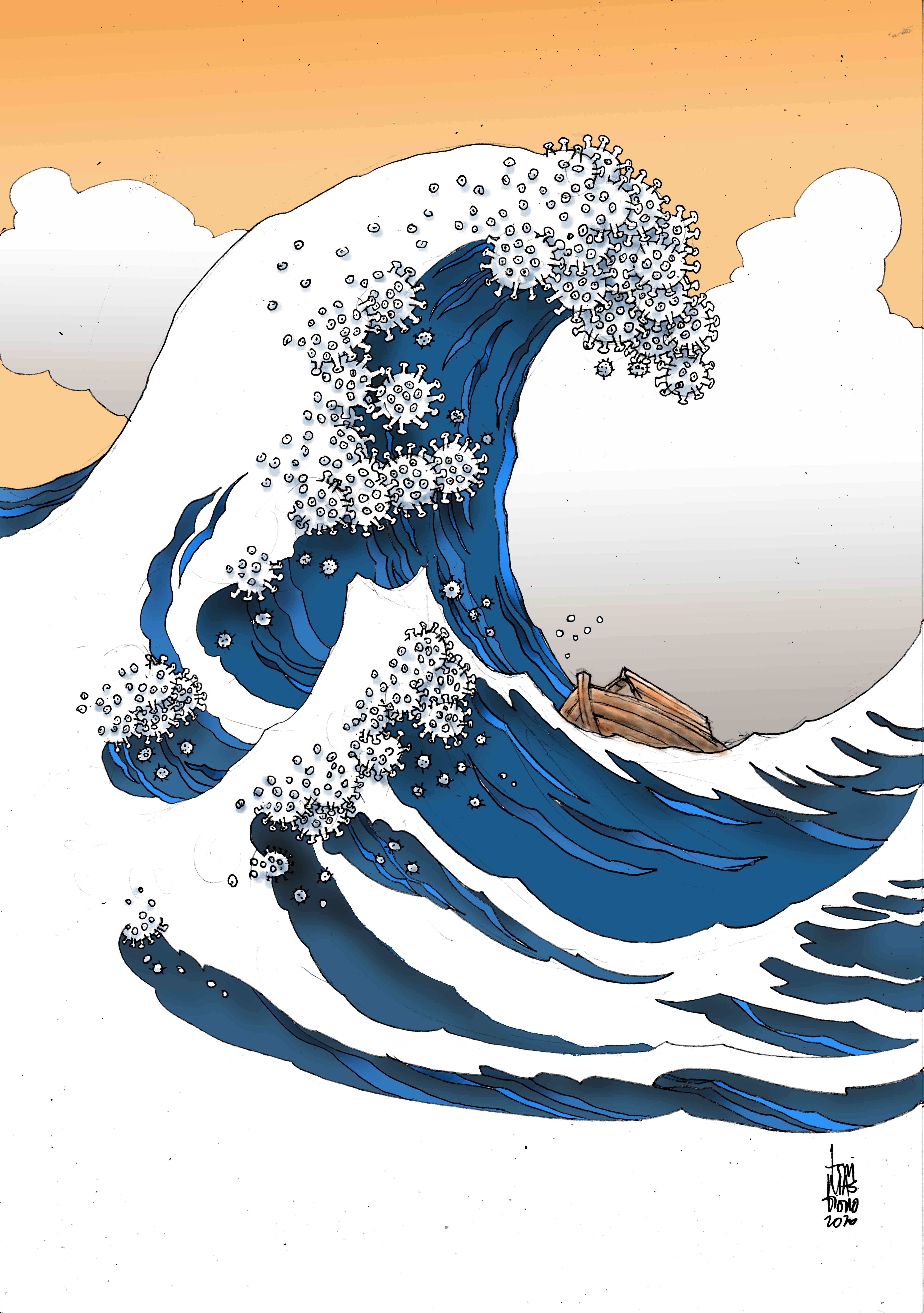 我U我YOUNG——“守望春天”全球抗击疫情公益绘画大赛成人组获奖名单 1