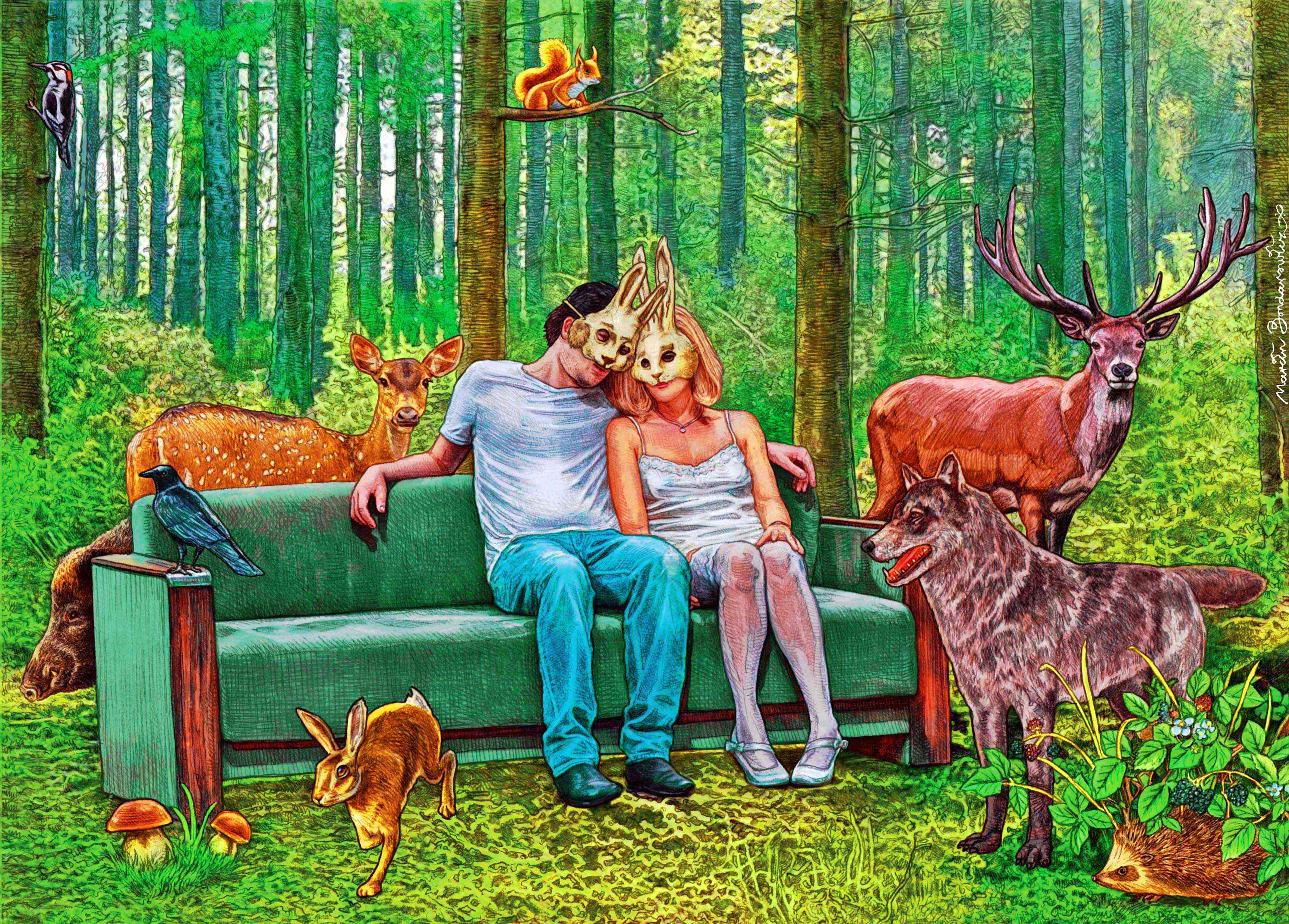 我U我YOUNG——“守望春天”全球抗击疫情公益绘画大赛成人组获奖名单 1