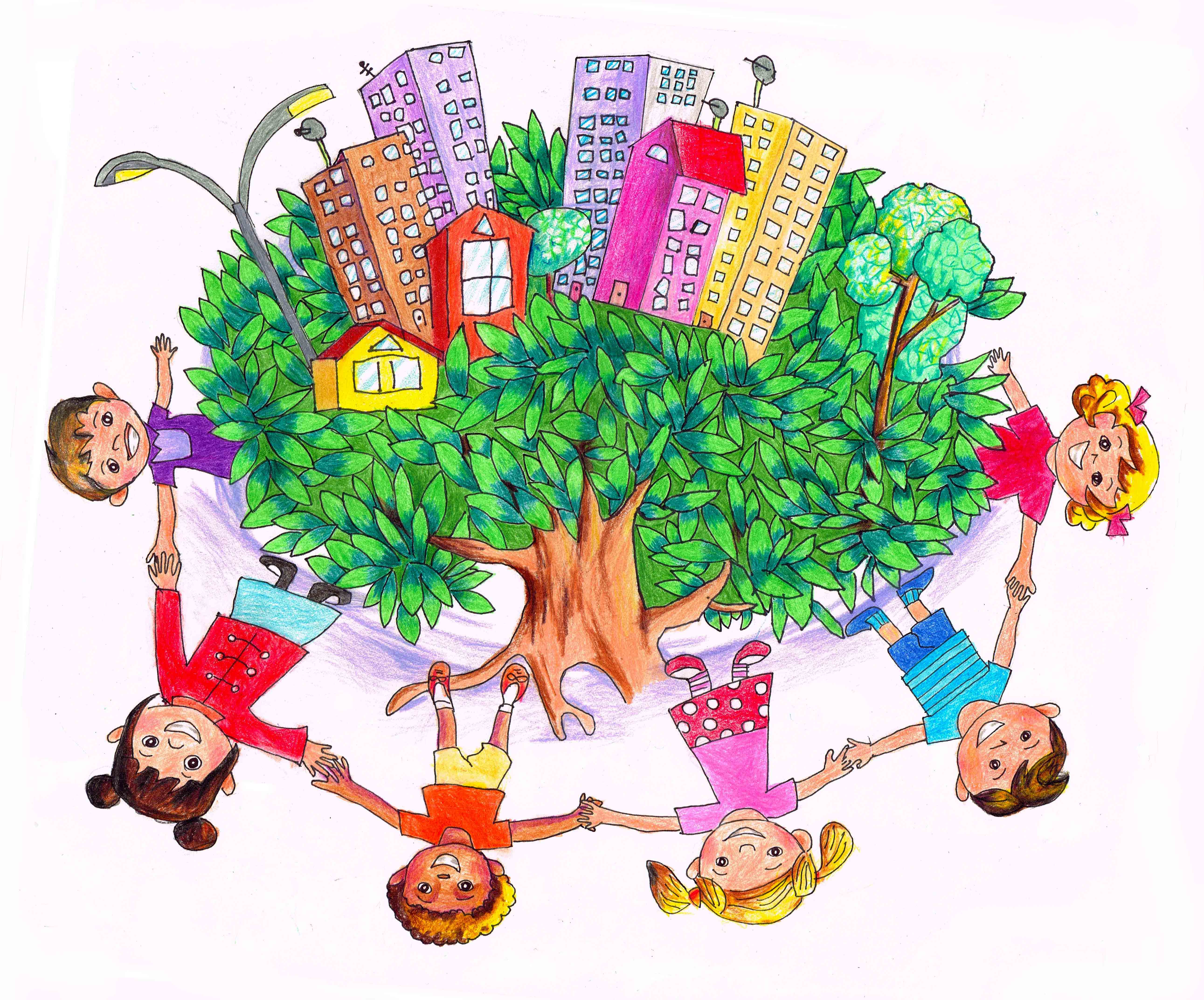 我U我YOUNG——“守望春天”全球抗击疫情公益绘画大赛青少年组获奖名单 1