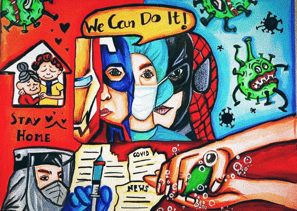 我U我YOUNG——“守望春天”全球抗击疫情公益绘画大赛青少年组获奖名单 1