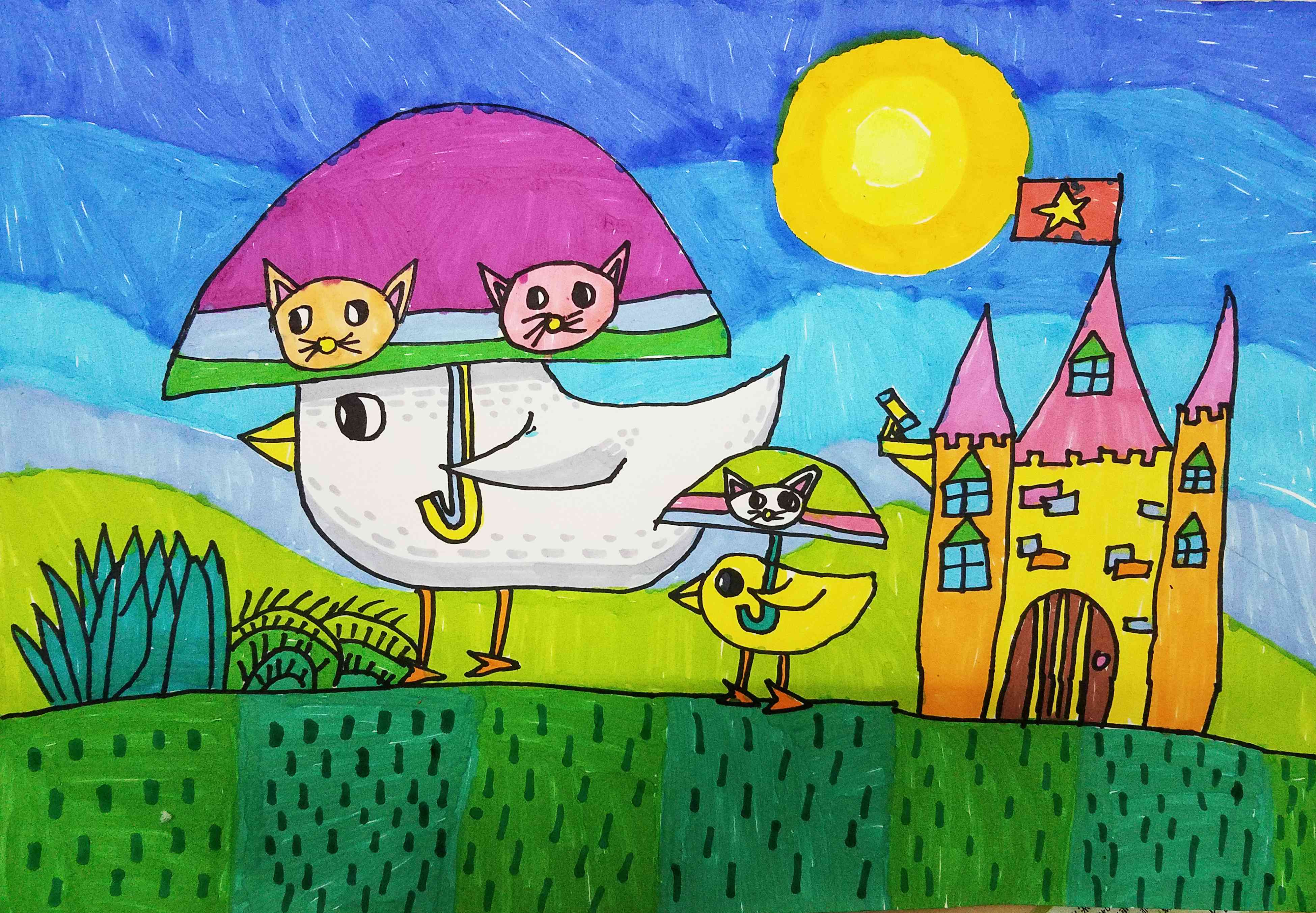 我U我YOUNG——“守望春天”全球抗击疫情公益绘画大赛青少年组获奖名单 1