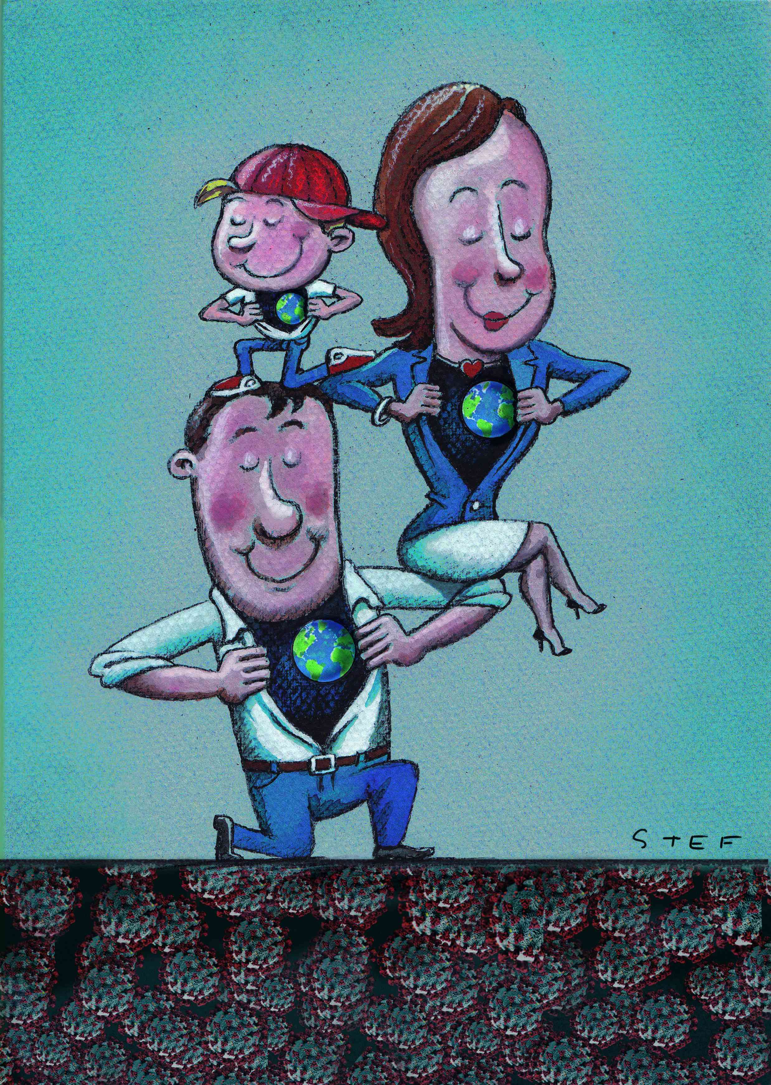 我U我YOUNG——“守望春天”全球抗击疫情公益绘画大赛成人组获奖名单 1