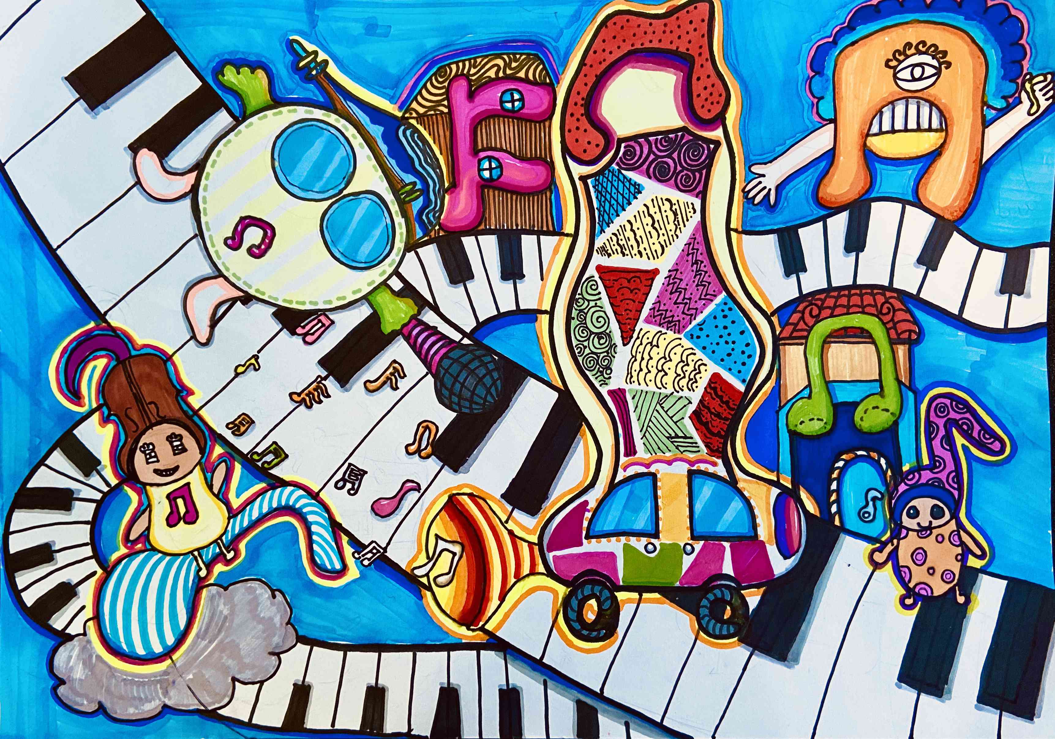 我U我YOUNG——“守望春天”全球抗击疫情公益绘画大赛青少年组获奖名单 1