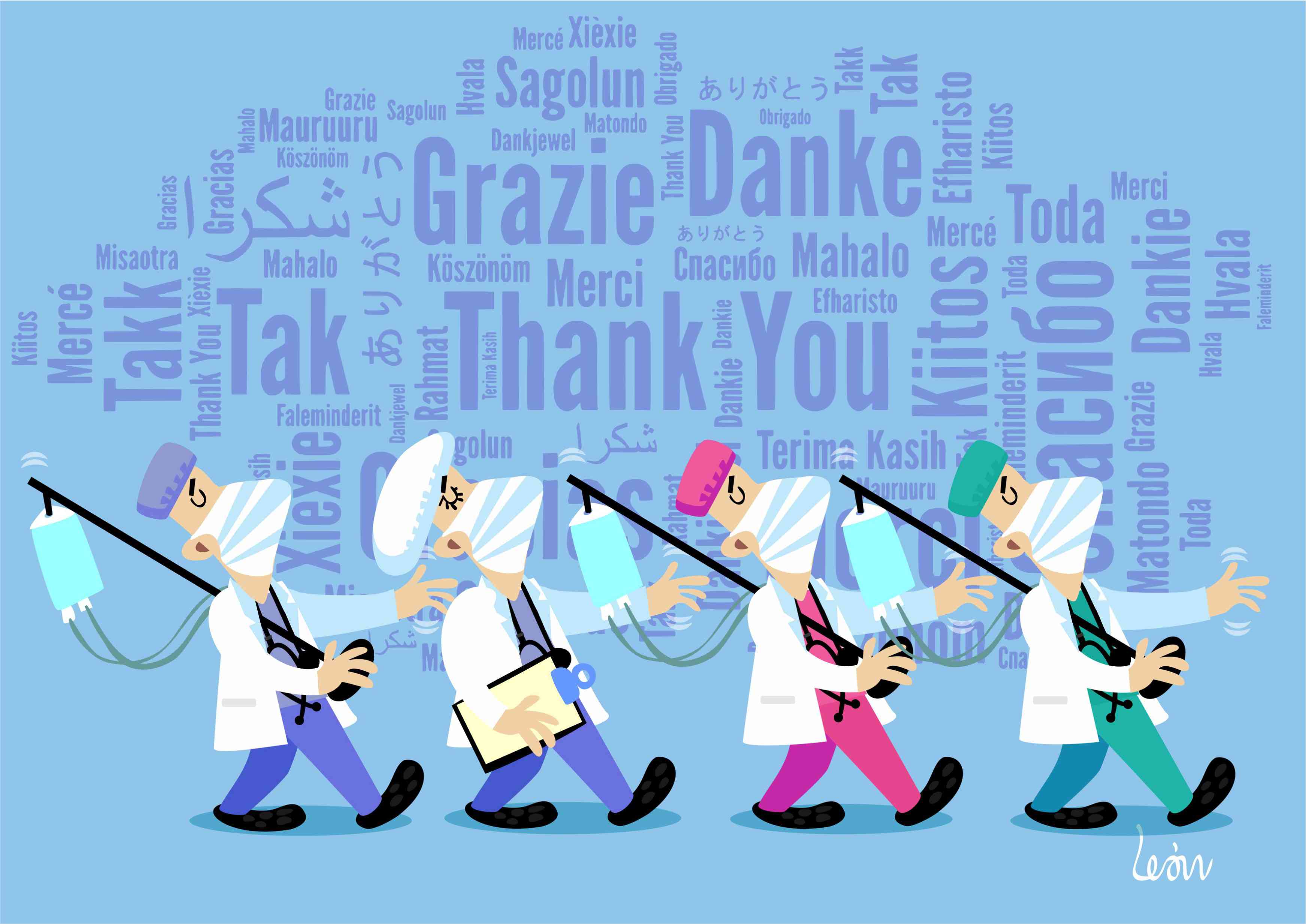 我U我YOUNG——“守望春天”全球抗击疫情公益绘画大赛成人组获奖名单 1