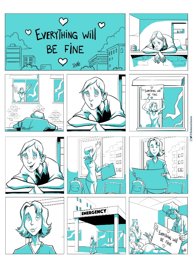 我U我YOUNG——“守望春天”全球抗击疫情公益绘画大赛手记 2