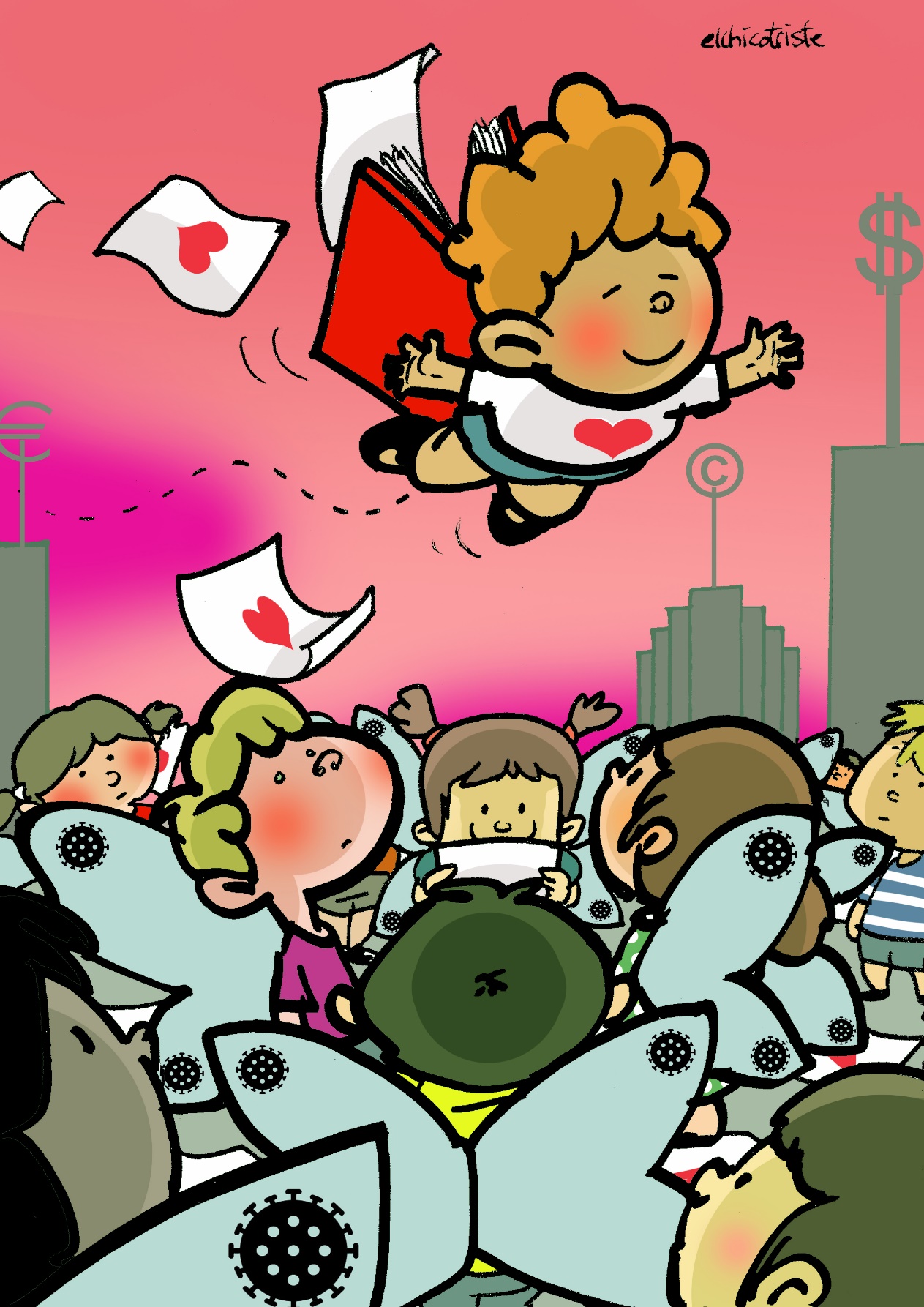 “我U我Young”——“守望春天” ——全球抗击疫情公益绘画大赛在京启动 1