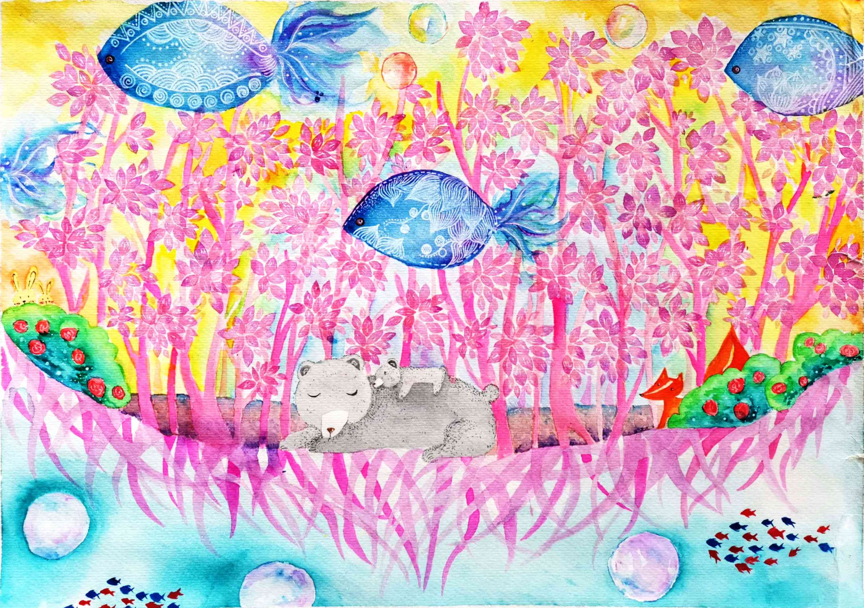 我U我YOUNG——“守望春天”全球抗击疫情公益绘画大赛青少年组获奖名单 1