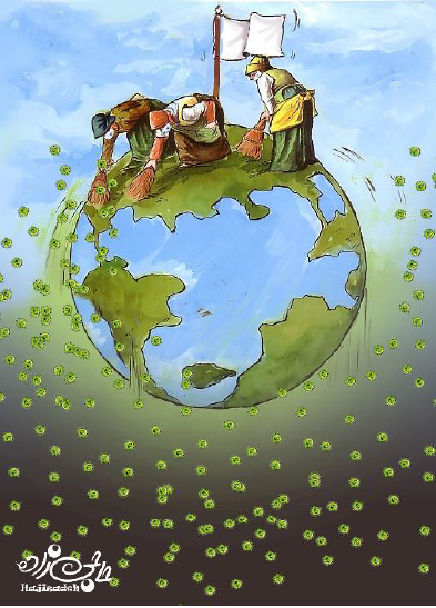 “我U我Young”——“守望春天” ——全球抗击疫情公益绘画大赛结果揭晓 1