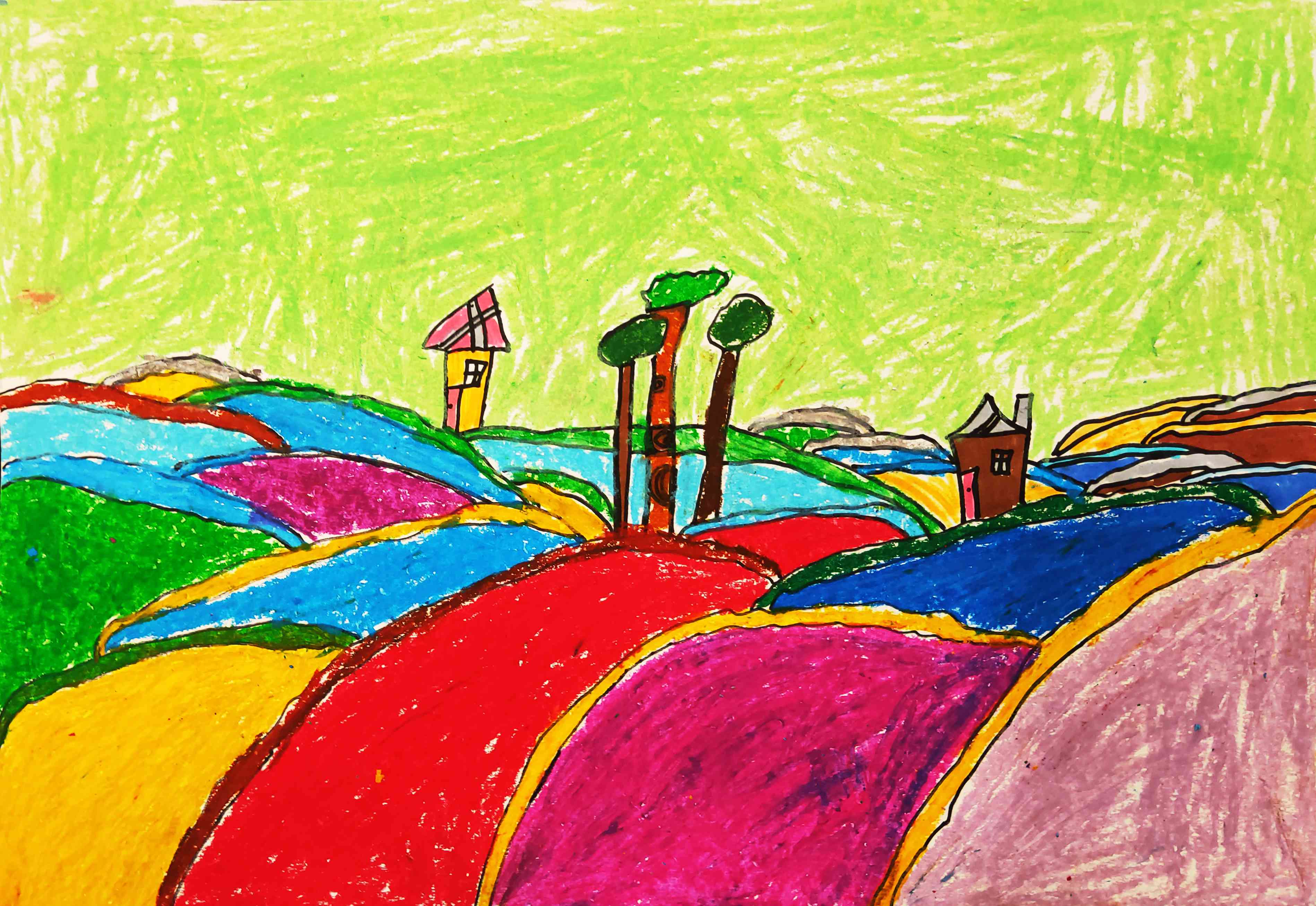 我U我YOUNG——“守望春天”全球抗击疫情公益绘画大赛青少年组获奖名单 1