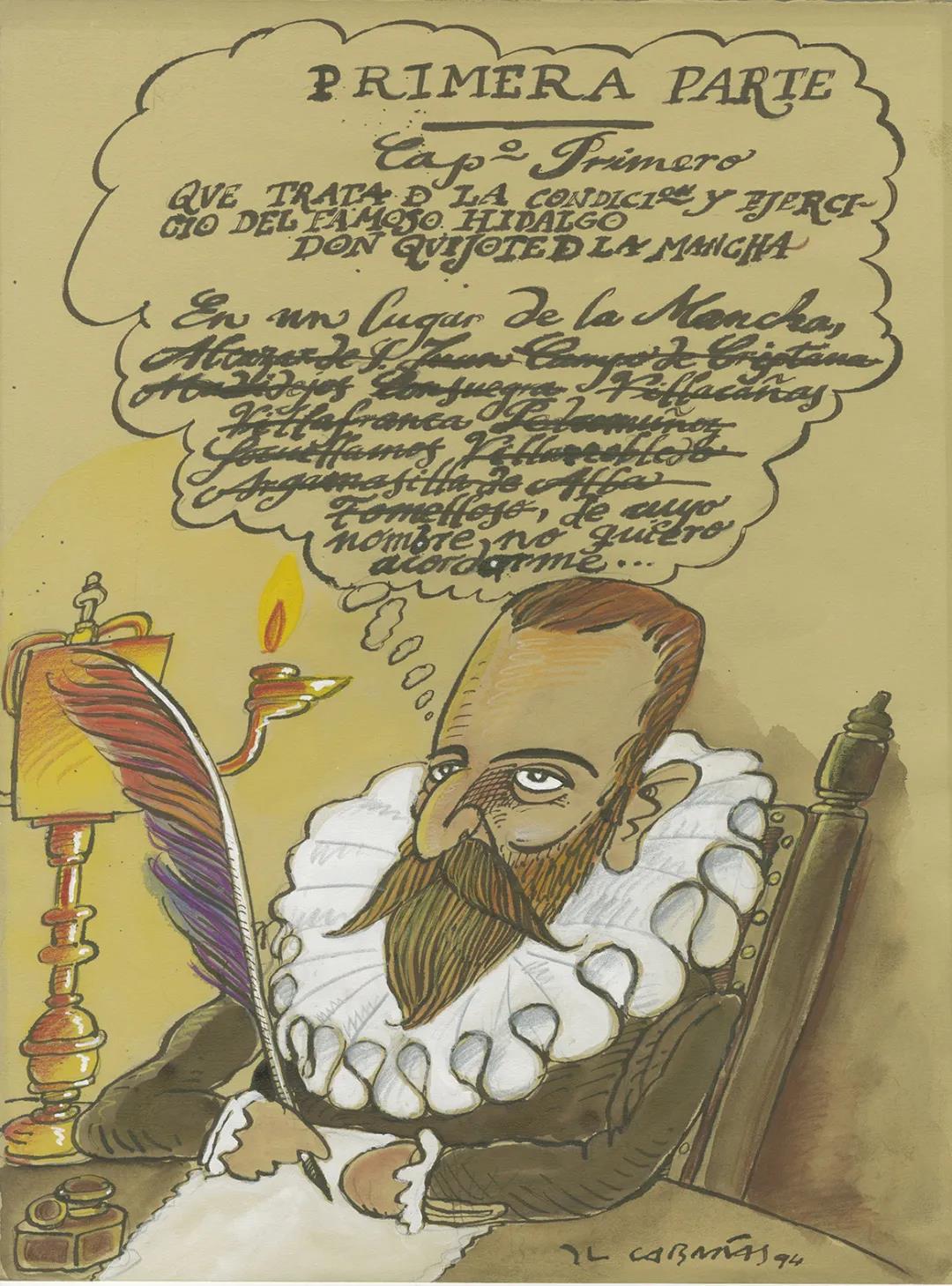 塞万提斯与堂吉诃德国际漫画展——塞万提斯（上） 1